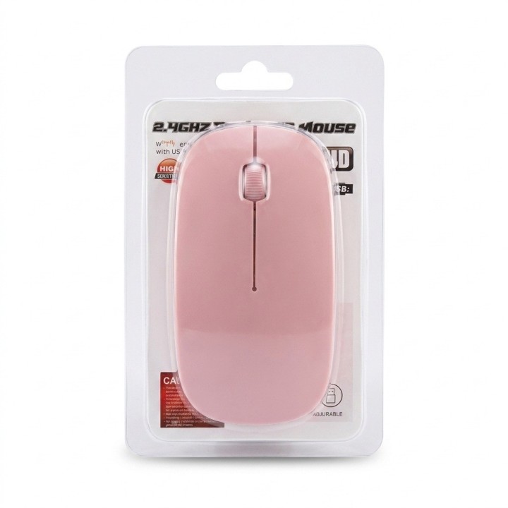 Mouse Inalámbrico 2.4ghz Óptico 1600 Dpi Ergonómico 4 Botone