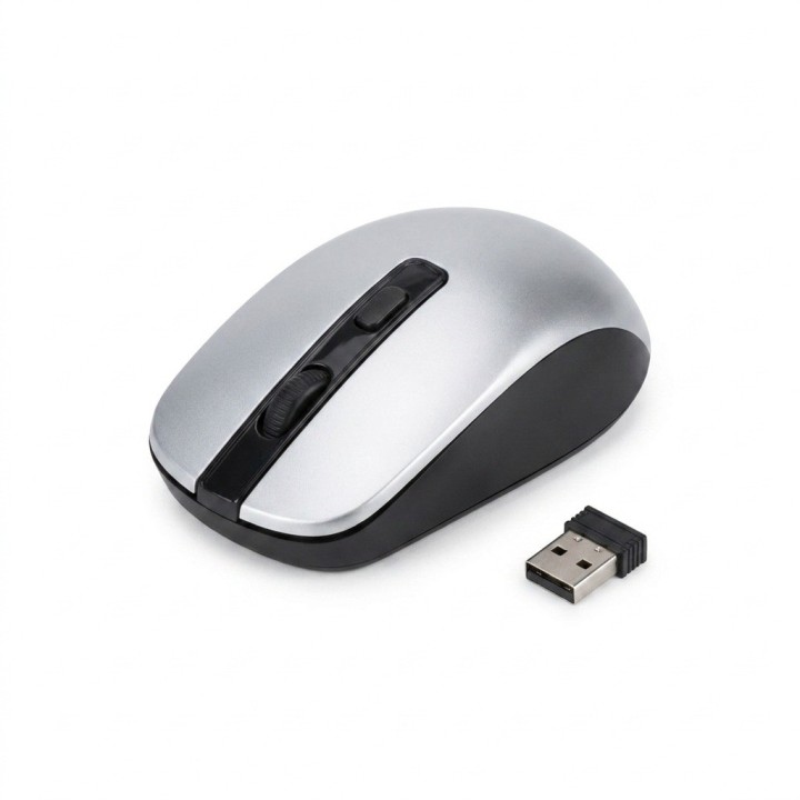 Mouse Inalámbrico 2.4ghz Óptico 1600 Dpi Ergonómico Rf-6923