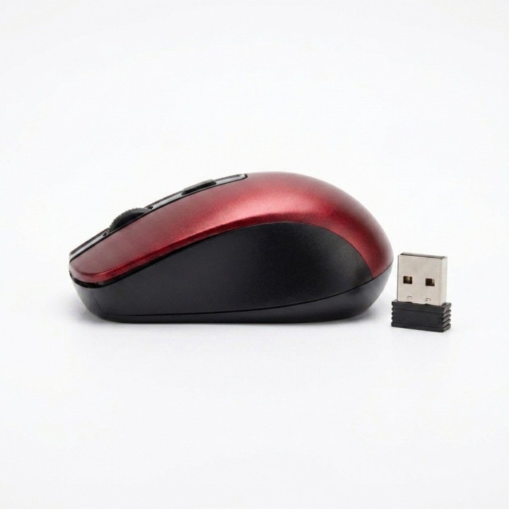 Mouse Inalámbrico 2.4ghz Óptico 1600 Dpi Ergonómico Rf-6923