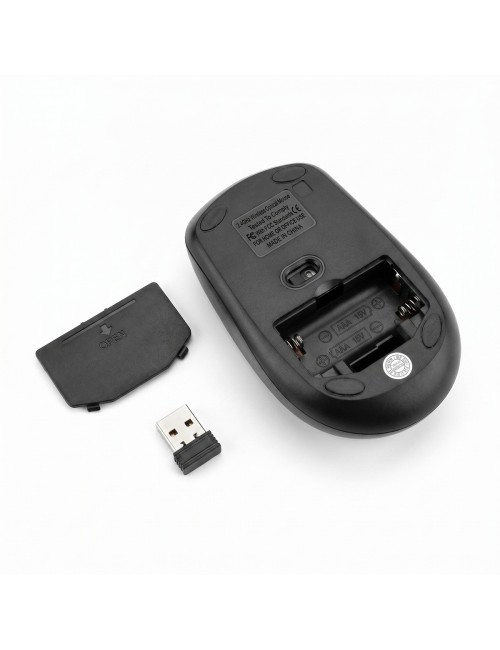 Mouse Inalámbrico 2.4ghz Óptico 1600 Dpi Ergonómico Rf-6923