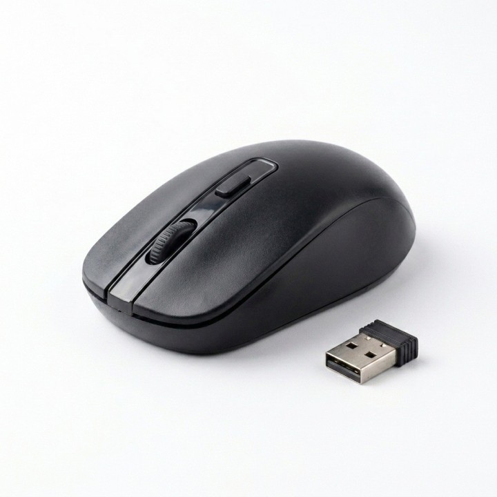 Mouse Inalámbrico 2.4ghz Óptico 1600 Dpi Ergonómico Rf-6923