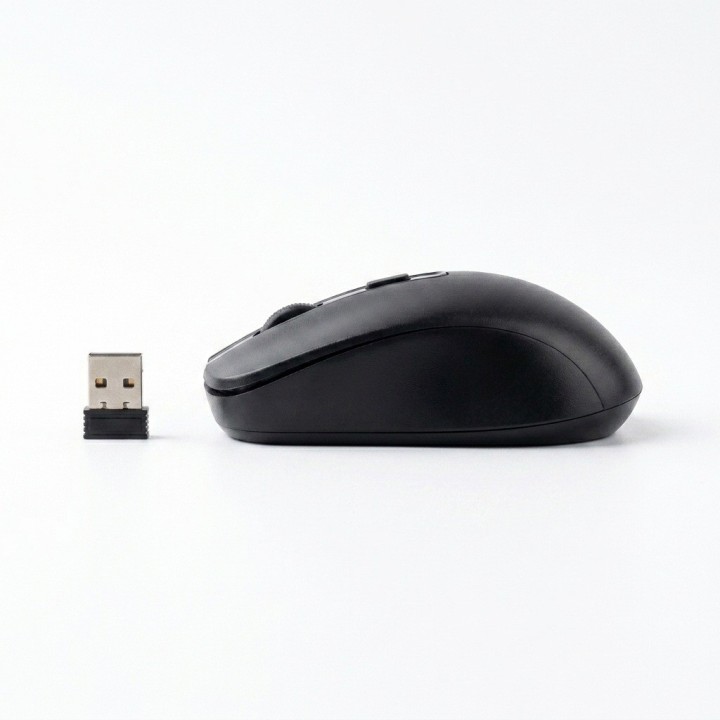 Mouse Inalámbrico 2.4ghz Óptico 1600 Dpi Ergonómico Rf-6923