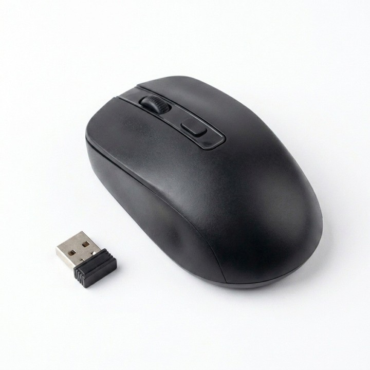 Mouse Inalámbrico 2.4ghz Óptico 1600 Dpi Ergonómico Rf-6923