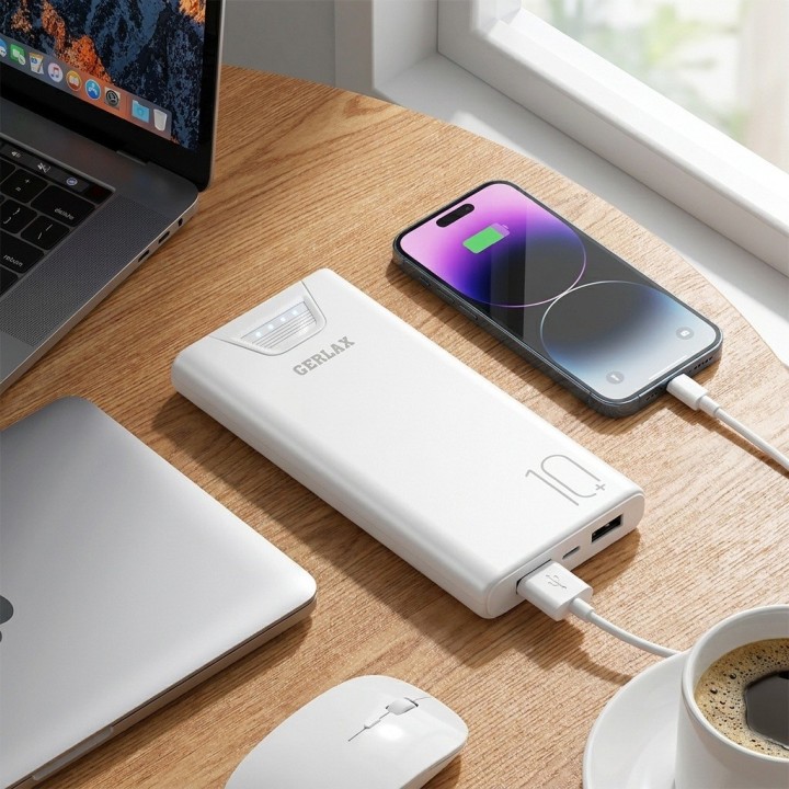 Power Bank P115 10000mah Carga Rápida 3a Aeropuerto