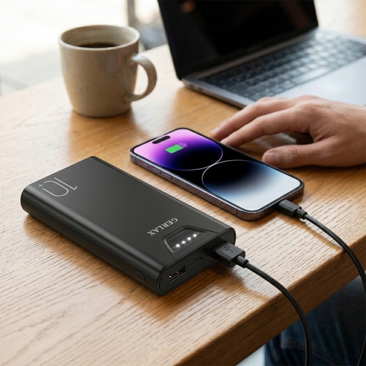 Power Bank P115 10000mah Carga Rápida 3a Aeropuerto