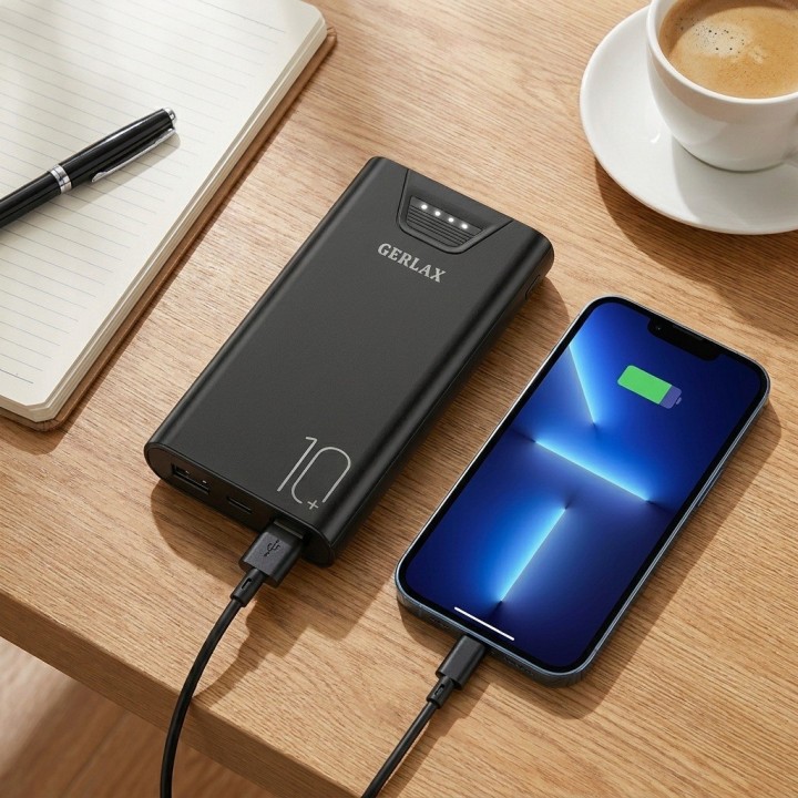 Power Bank P115 10000mah Carga Rápida 3a Aeropuerto