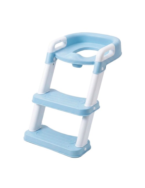 Asiento Reductor Baño Bebé Con Escalera Plegable Y Manijas