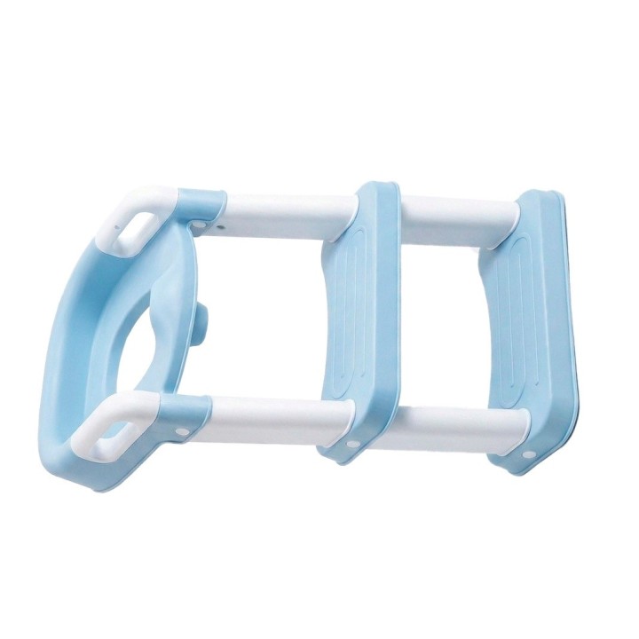 Asiento Reductor Baño Bebé Con Escalera Plegable Y Manijas