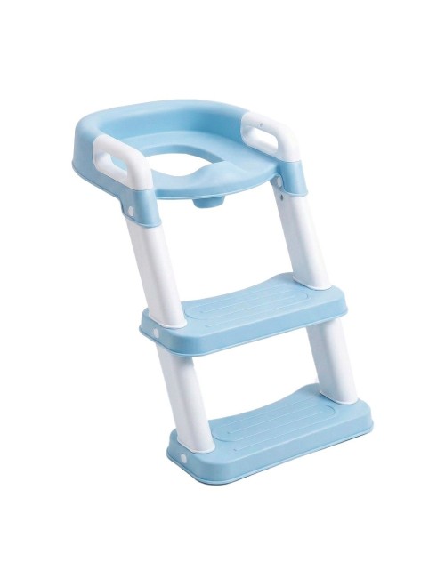 Asiento Reductor Baño Bebé Con Escalera Plegable Y Manijas