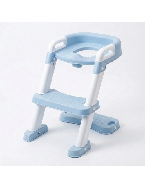 Asiento Reductor Baño Bebé Con Escalera Plegable Y Manijas