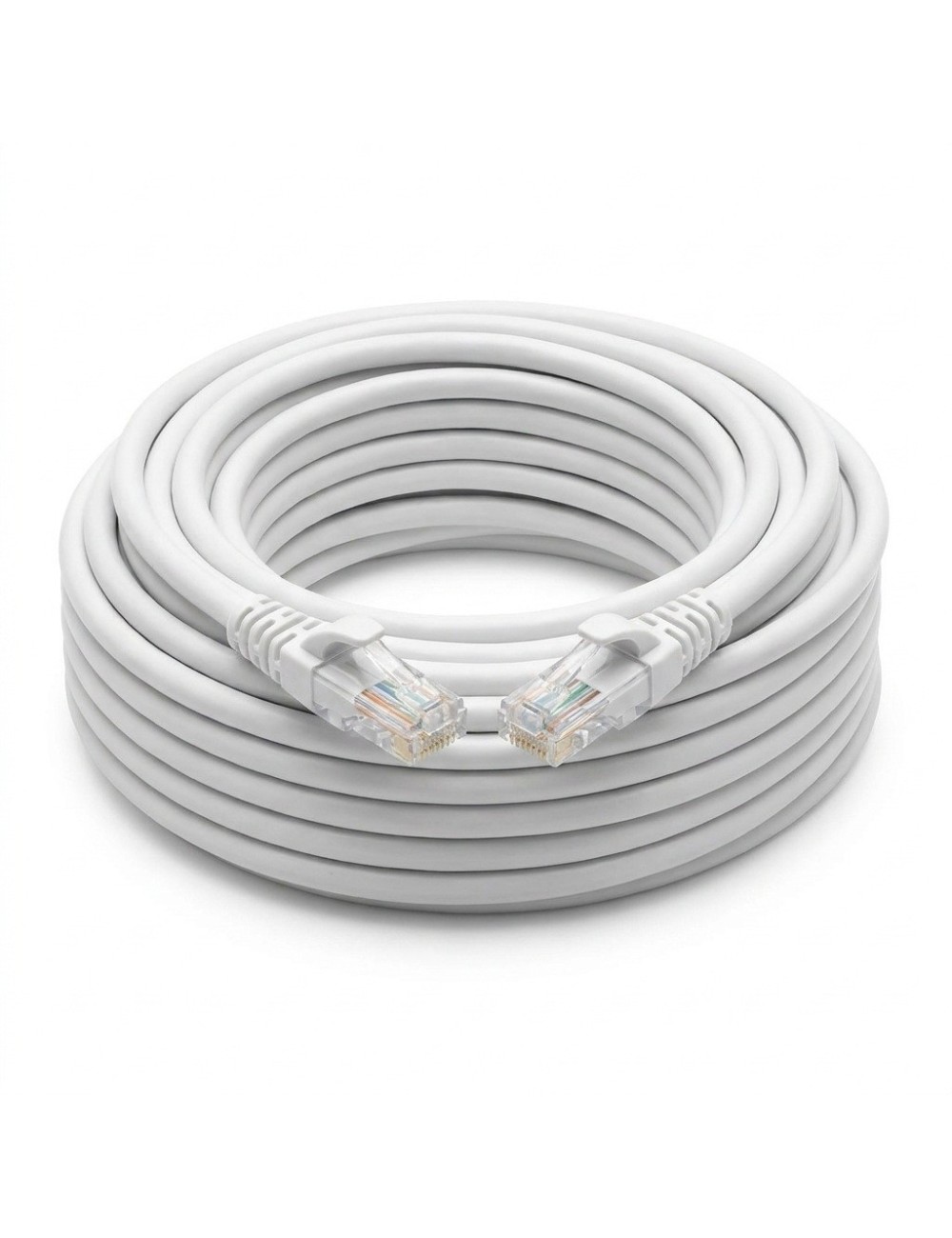 Cable De Red Ethernet Utp 30 Metros Blanco