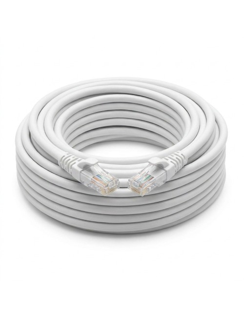 Cable De Red Ethernet Utp 30 Metros Blanco