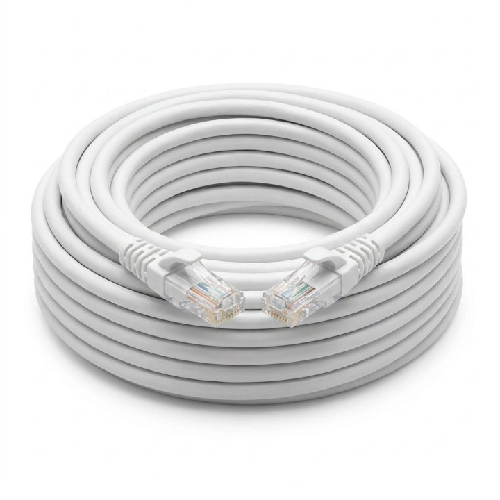 Cable De Red Ethernet Utp 30 Metros Blanco