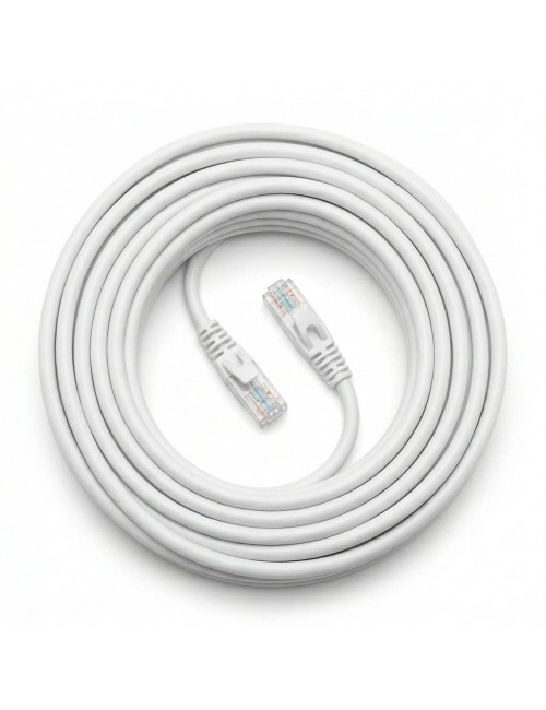Cable De Red Ethernet Utp 30 Metros Blanco