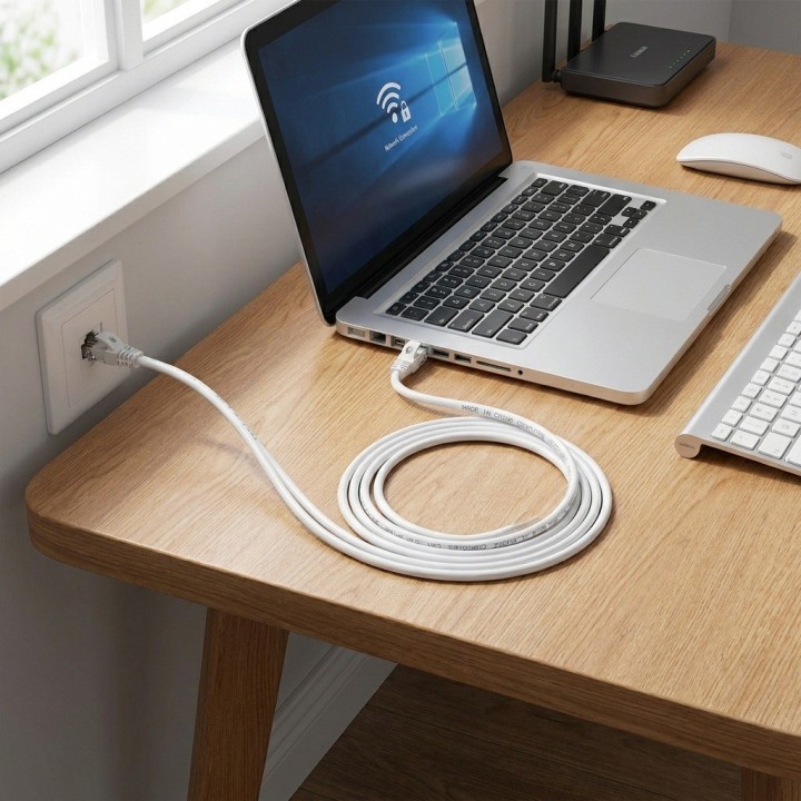 Cable De Red Ethernet Utp 30 Metros Blanco