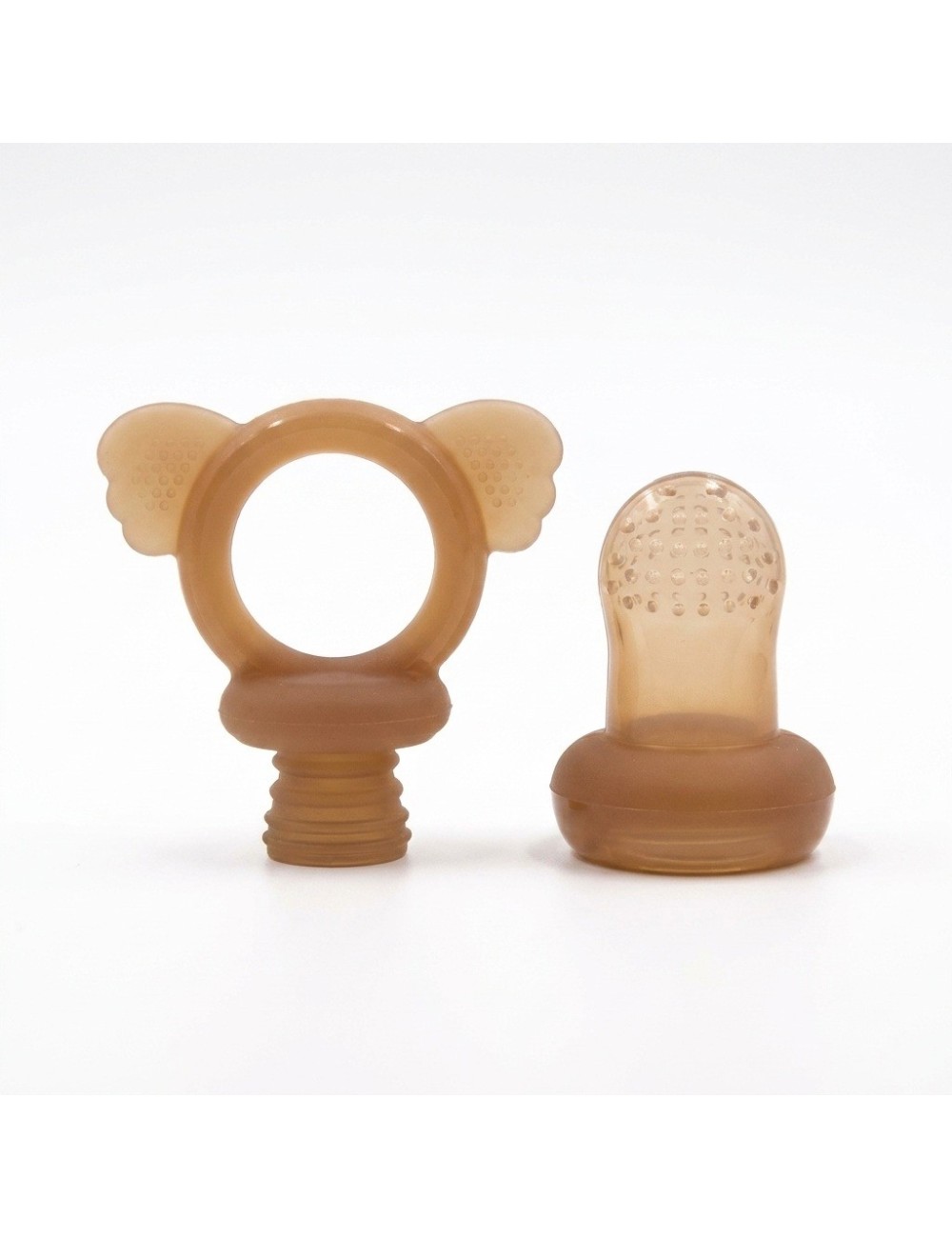 Chupon Alimentador Silicona Bebé Frutas Verduras + Estuche
