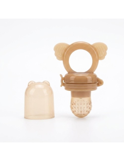 Chupon Alimentador Silicona Bebé Frutas Verduras + Estuche