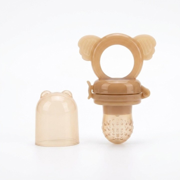 Chupon Alimentador Silicona Bebé Frutas Verduras + Estuche
