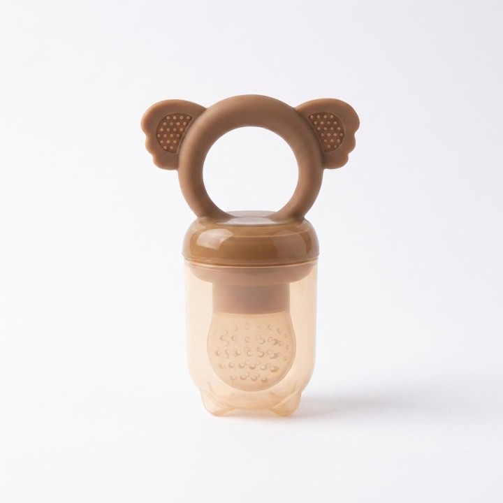 Chupon Alimentador Silicona Bebé Frutas Verduras + Estuche