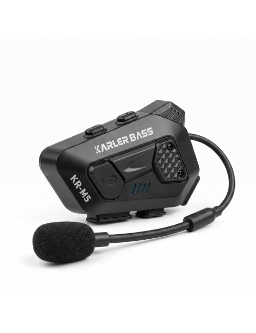 Intercomunicador Casco Kr-m5 Inalámbrico Ip66 Radio Tf