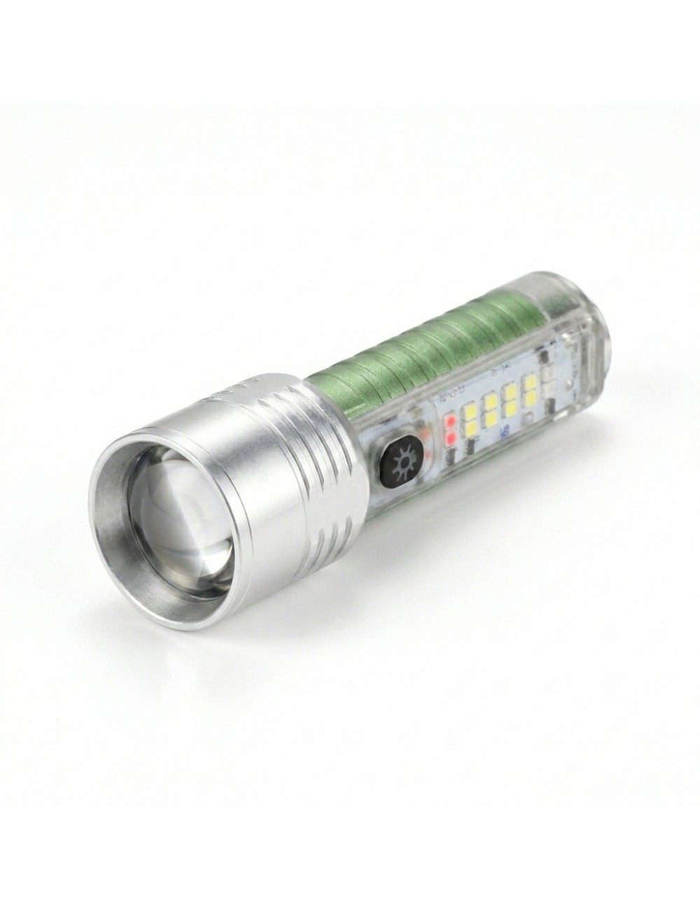 Linterna Multifuncional Zj-1658 Zoom Recargable Tipo C