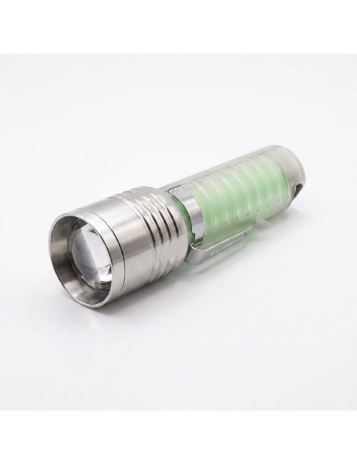Linterna Multifuncional Zj-1658 Zoom Recargable Tipo C