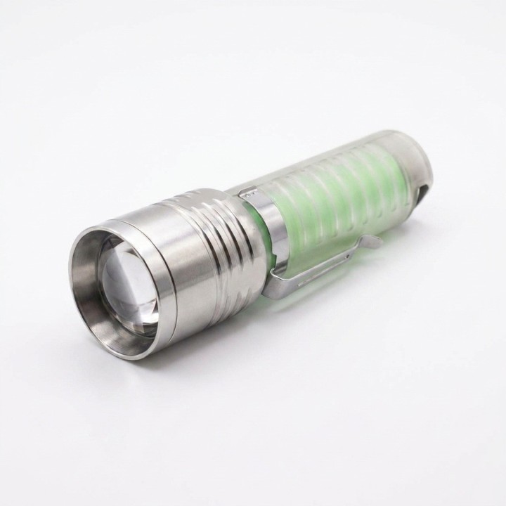 Linterna Multifuncional Zj-1658 Zoom Recargable Tipo C