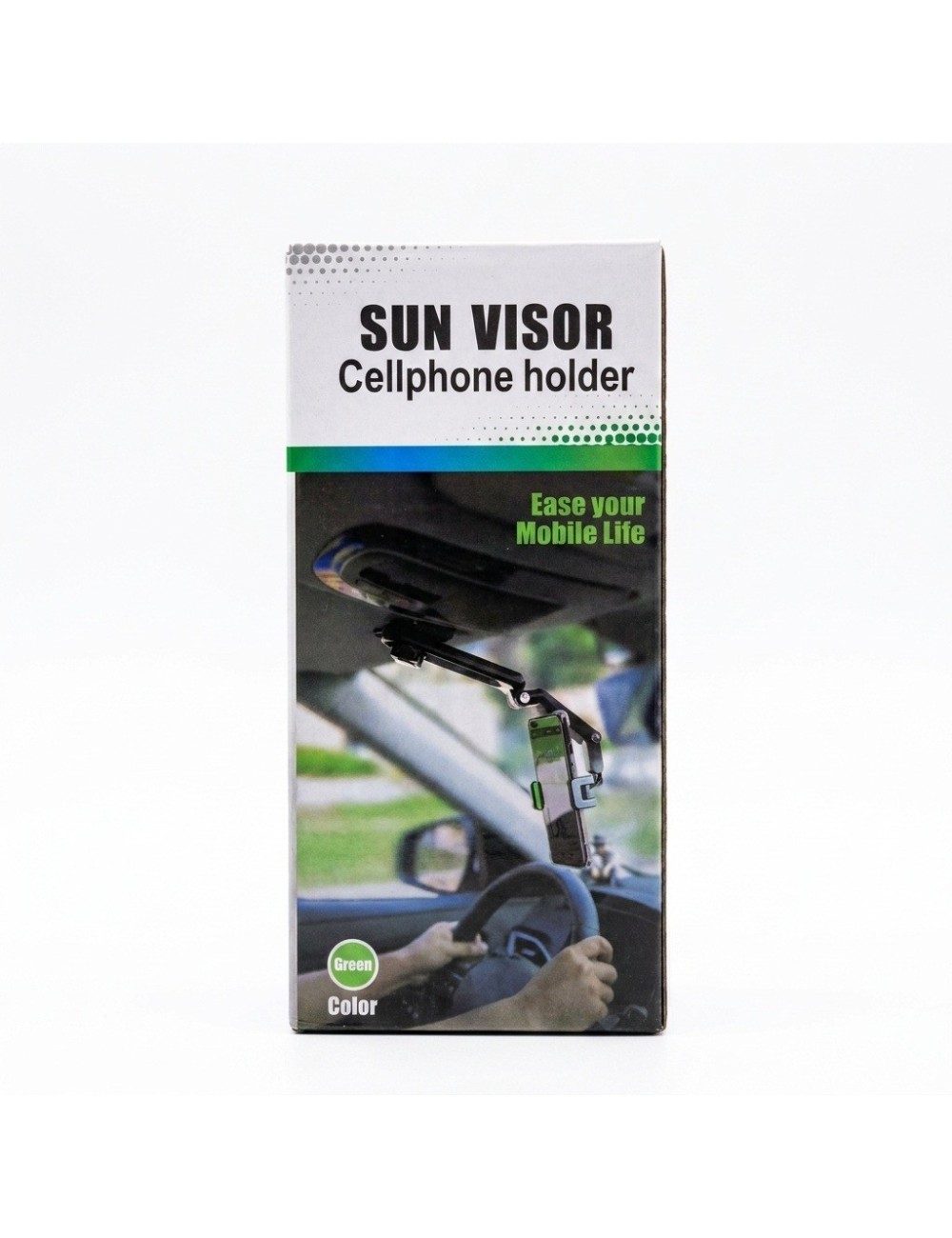 Soporte Celular Carro Parasol Espejo Retrovisor 360 Grados
