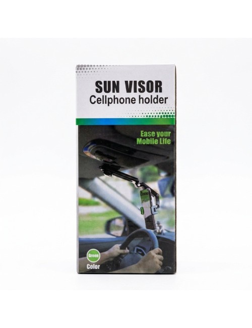 Soporte Celular Carro Parasol Espejo Retrovisor 360 Grados
