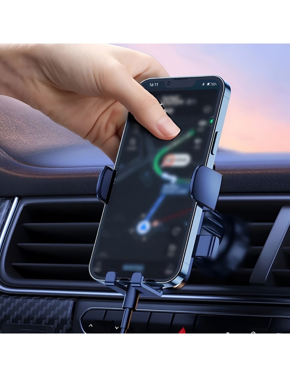 Soporte Celular Carro Rejilla Ventilación T03 Premium