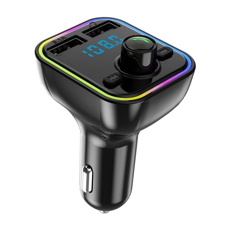 Transmisor Fm Bluetooth 5.0 Carro Manos Libres Af-41 Led
