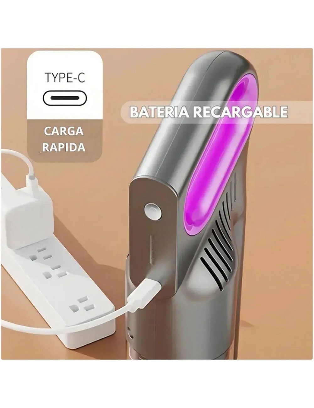 Aspiradora Inalámbrica 3 En 1 Bs-803 Recargable 120w 5000pa