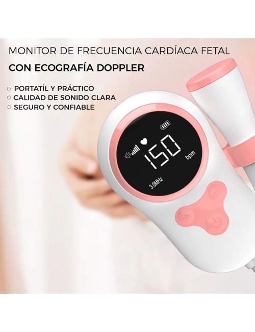 Monitor Fetal Doppler Portátil Pantalla Lcd Latidos Ysl-505