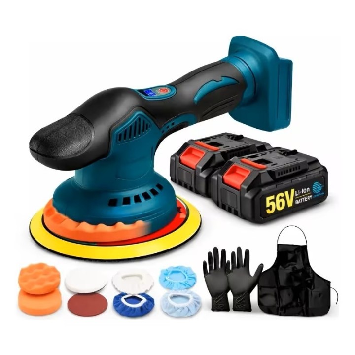 Pulidora De Carros Inalámbrica 21v Lm-2587 2 Baterías + Kit