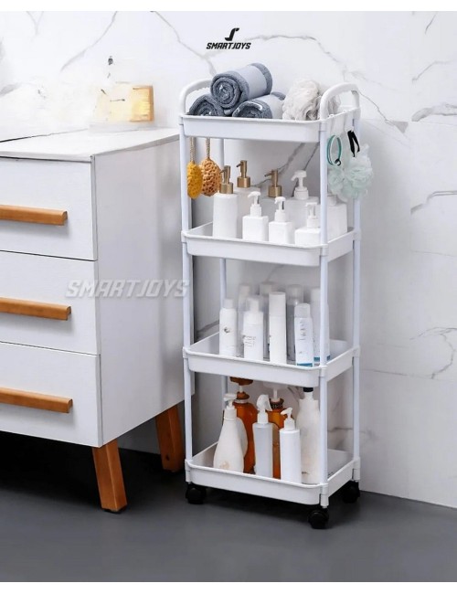 Carrito Organizador Multiusos 4 Niveles Con Ruedas
