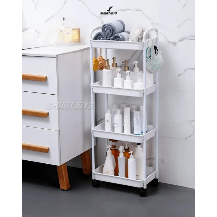 Carrito Organizador Multiusos 4 Niveles Con Ruedas