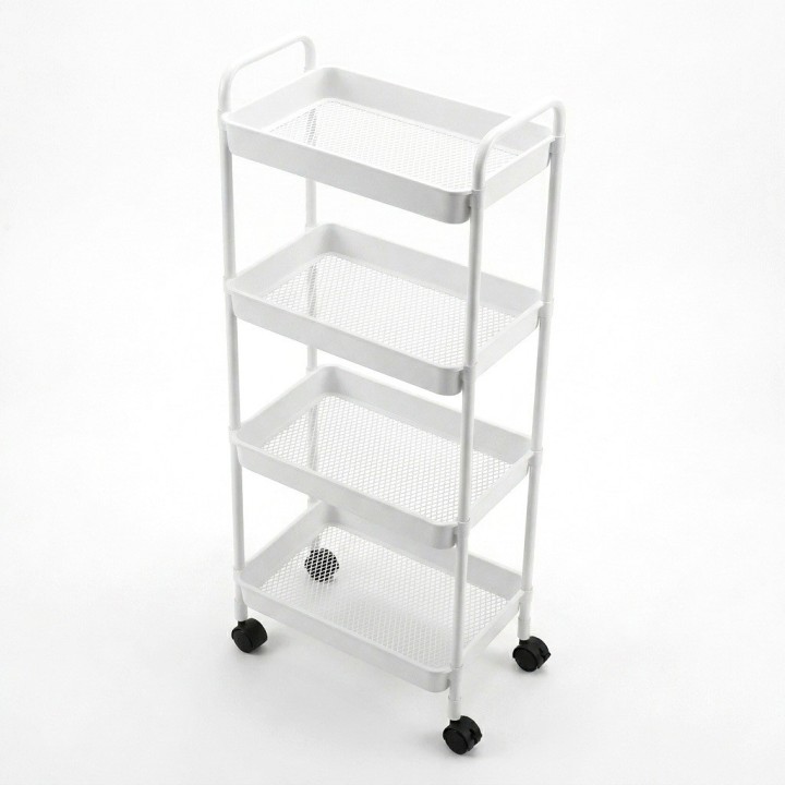 Carrito Organizador Multiusos 4 Niveles Con Ruedas