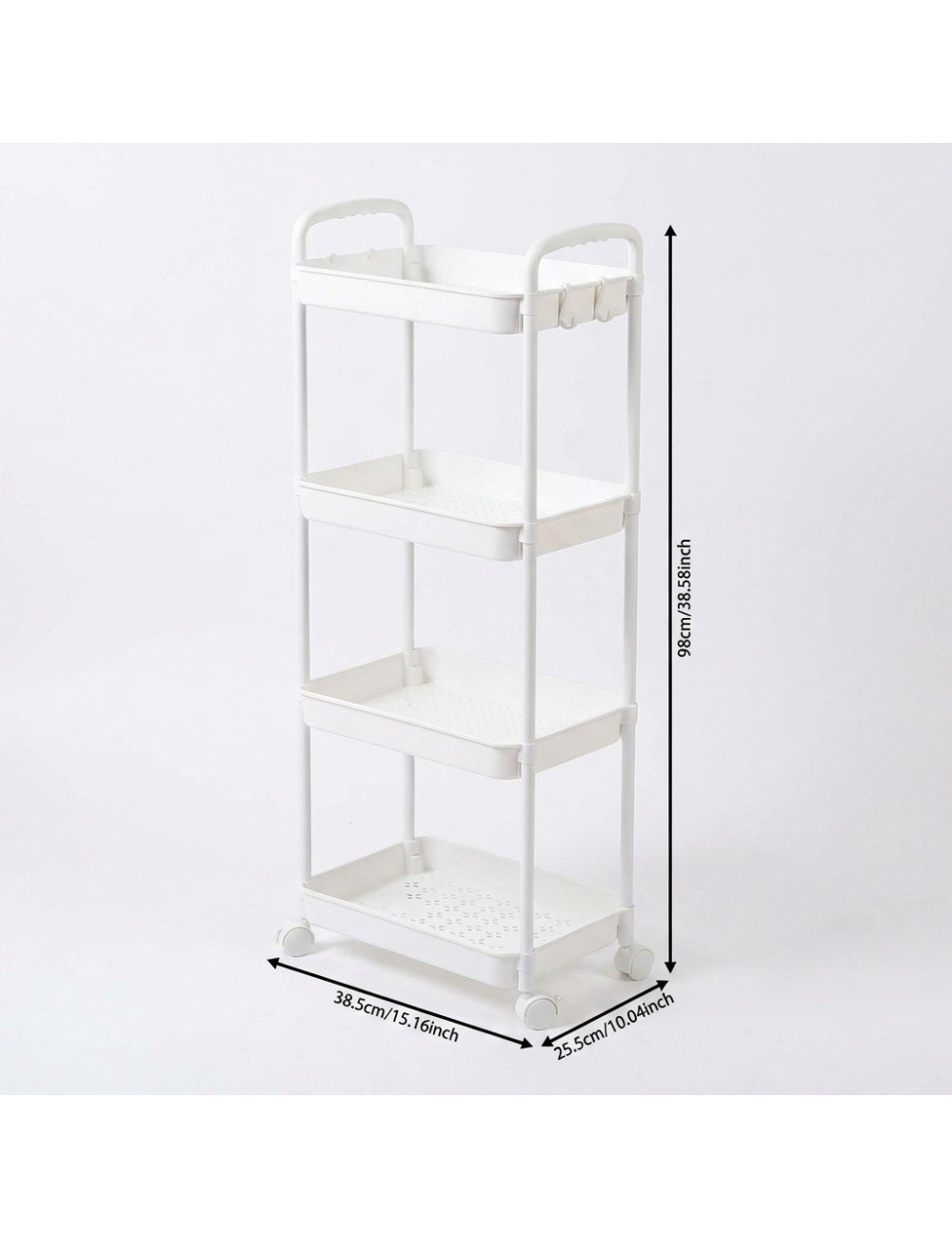 Carrito Organizador Multiusos 4 Niveles Con Ruedas