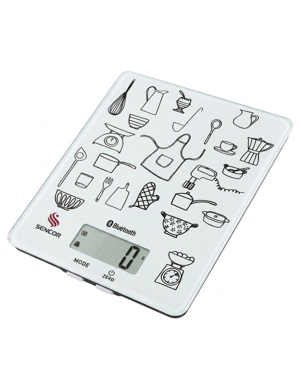 Báscula Gramera Digital Bluetooth Sch01g 5kg Cocina