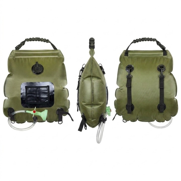 Ducha Portátil Solar Para Camping Bolsa De Agua Exteriores