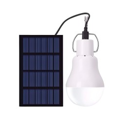 Foco Bombillo Led Solar Recargable Portátil Camping Carpa