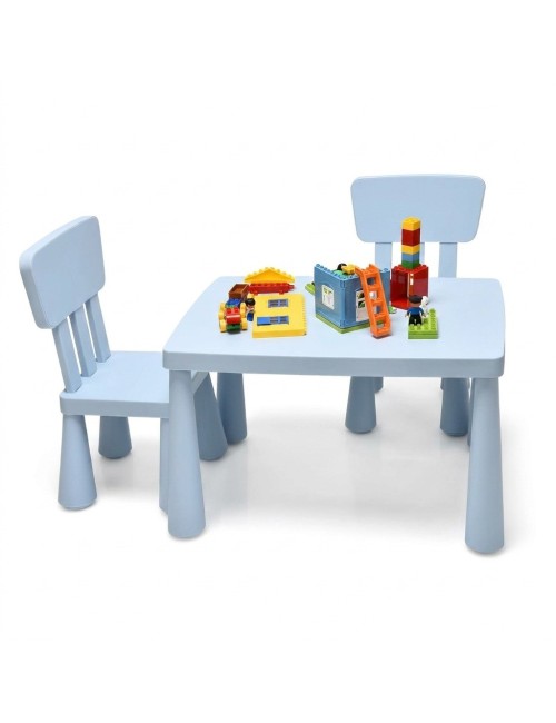 Juego Mesa Y Silla Infantil Plástica Multiusos Niños