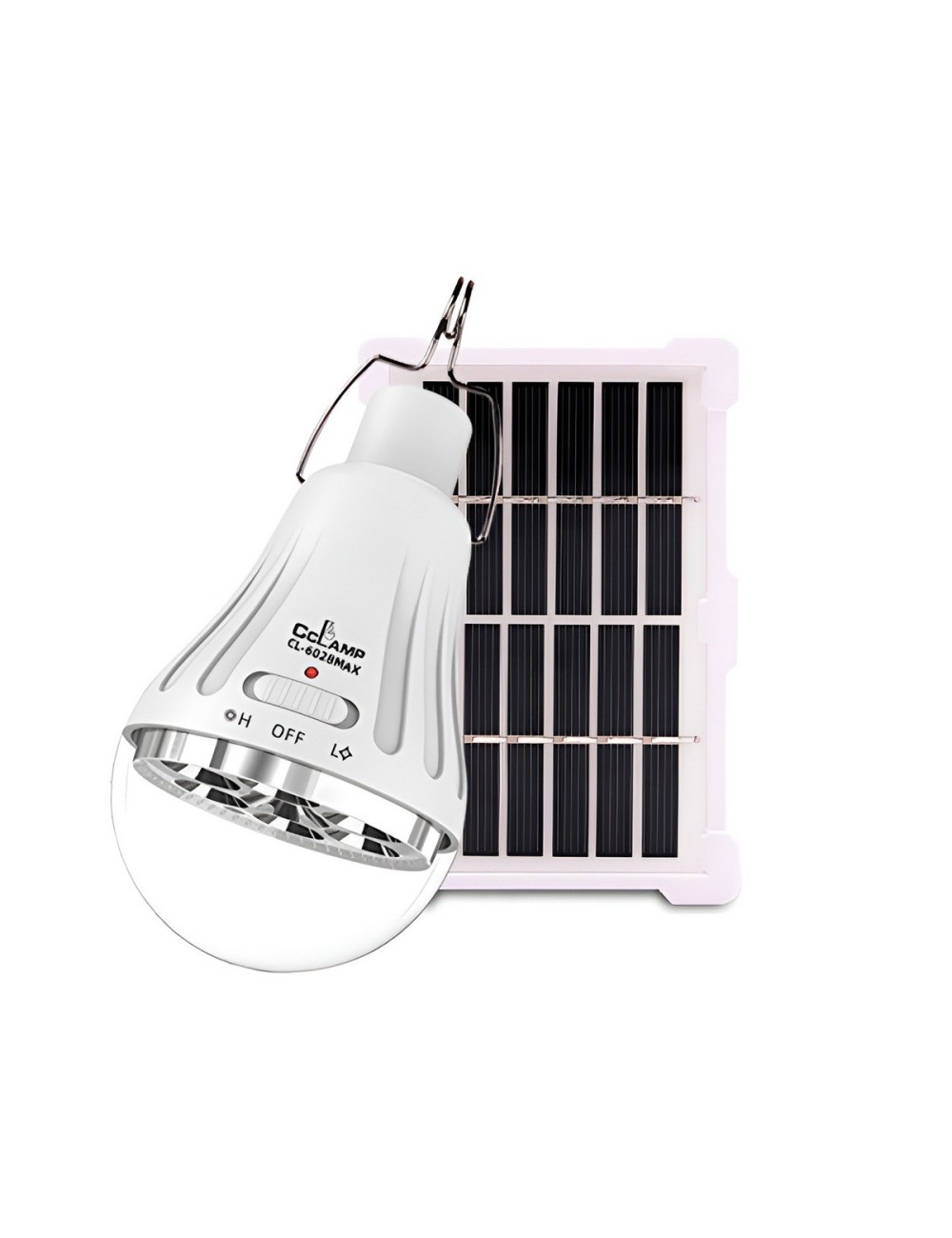 Bombillo Lámpara Solar Led Recargable Portátil 10w