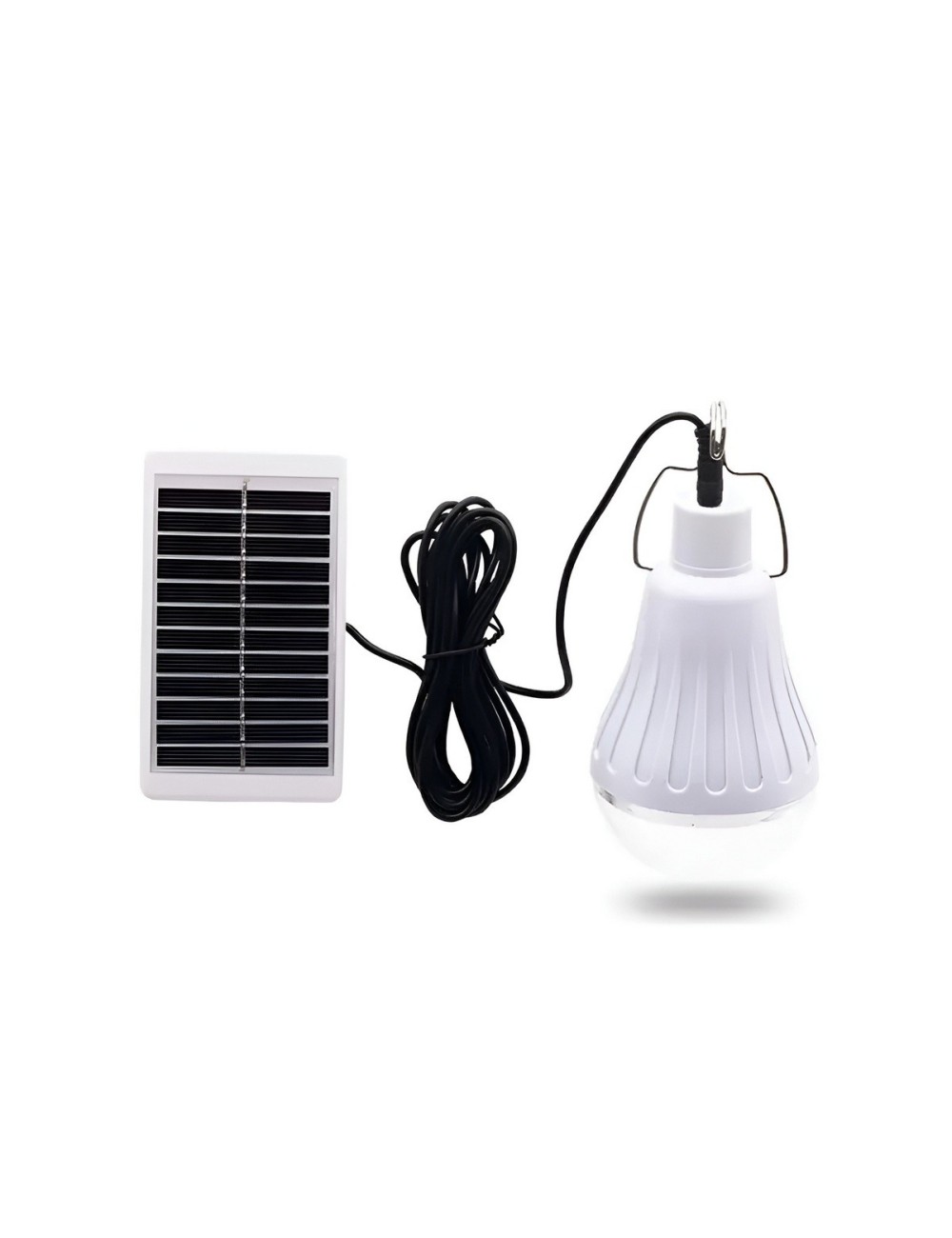 Bombillo Lámpara Solar Led Recargable Portátil 10w