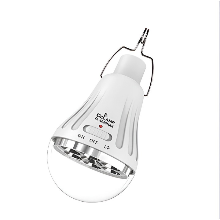 Bombillo Lámpara Solar Led Recargable Portátil 10w