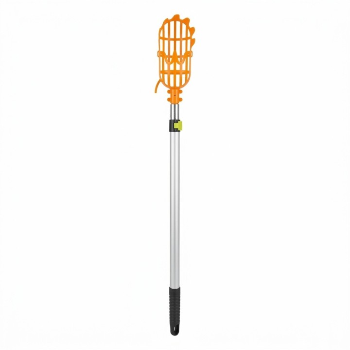 Recolector De Frutas Con Mango Telescópico Extensible 1 M