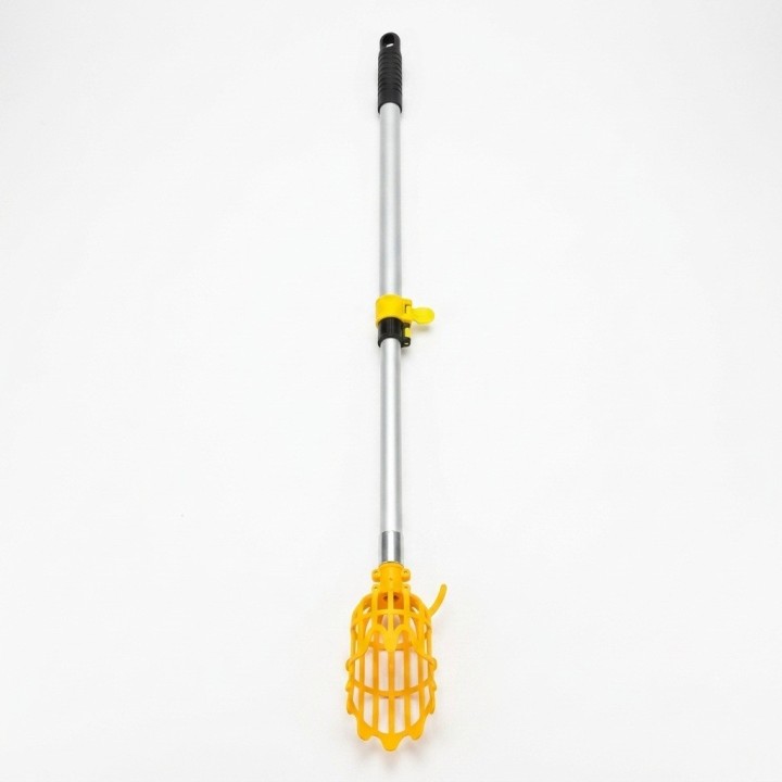 Recolector De Frutas Con Mango Telescópico Extensible 1 M