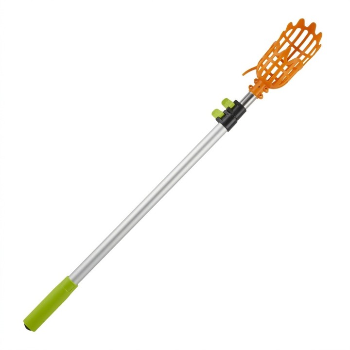 Recolector De Frutas Con Mango Telescópico Extensible 2 M