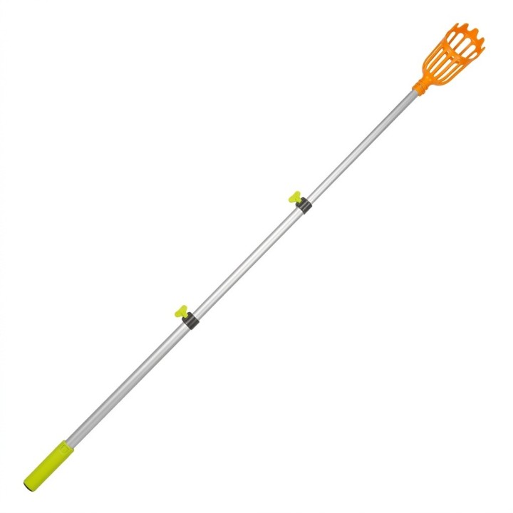 Recolector De Frutas Con Mango Telescópico Extensible 2 M