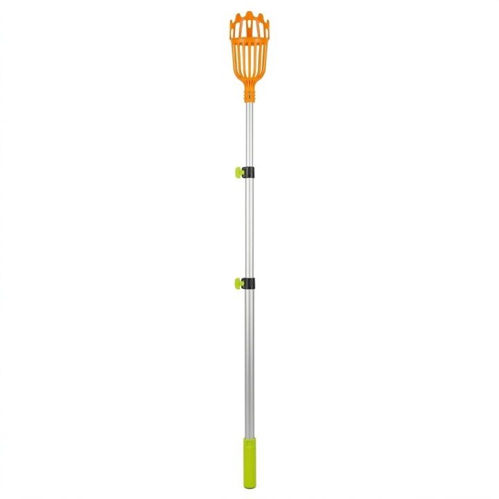 Recolector De Frutas Con Mango Telescópico Extensible 2 M